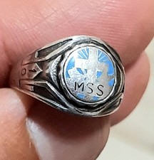 Anello argento college 1948