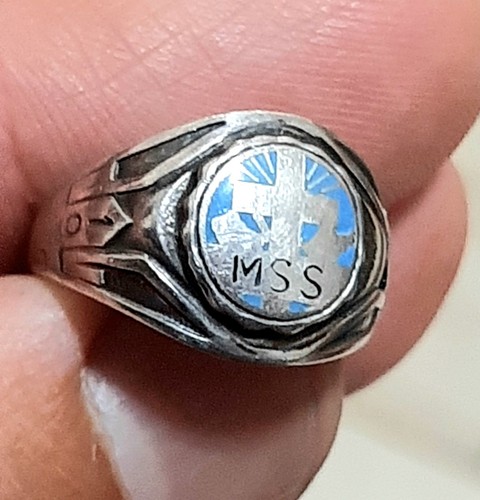 Anello argento college 1948