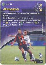 Card Football Champions Base Azione Promo Calciatori Calciomercato 2001-02 2002