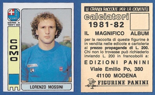 Figurina calciatori panini - figurina,