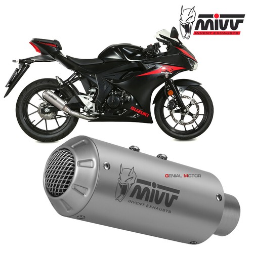 Scarico completo mivv mk3 inox - scarico,