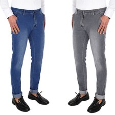 Jeans uomo cotone - jeans, nero