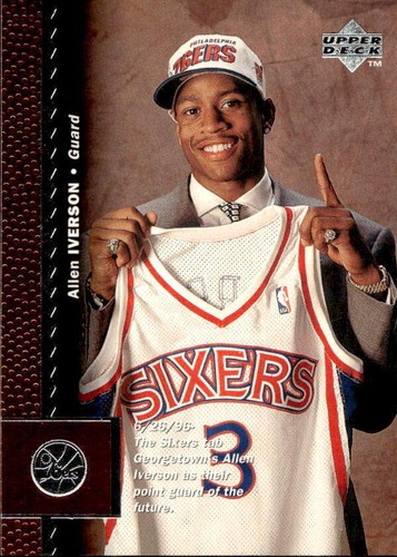 Card nba allen iverson - card, upper