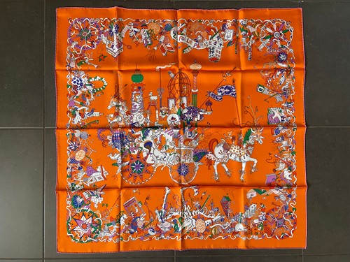 Foulard carré hermès - foulard, soie