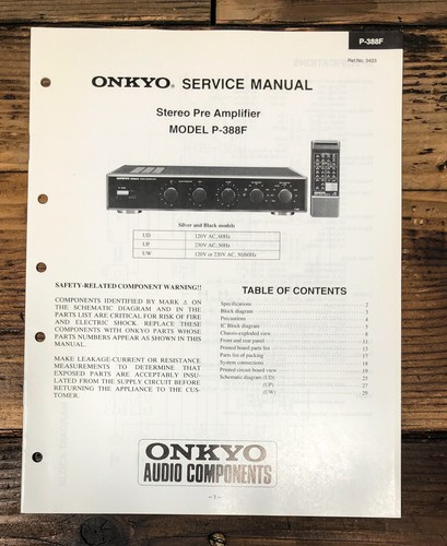 Onkyo 388f - onkyo, p-388f