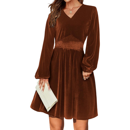 Abito mini donna velluto - abito,
