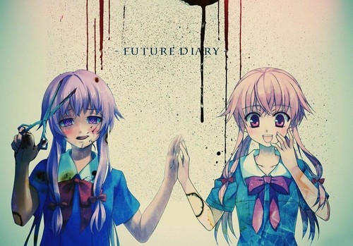 643998 mirai nikki - mirai, redial