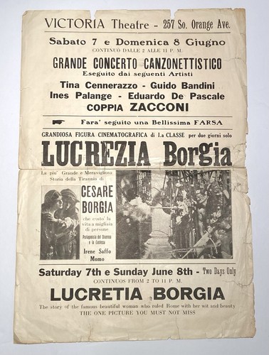 Lucrezia borgia vintage c1913 - lucrezia,