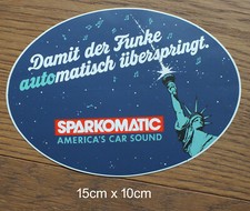Adesivo Sticker Sparkomatic HI-FI America's Car Sound Auto anni 80