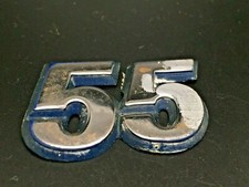 FIAT 55 LOGO SIGLA EMBLEMA FREGIO STEMMA SCRITTA TARGHETTA BADGE TARGA PLACCA