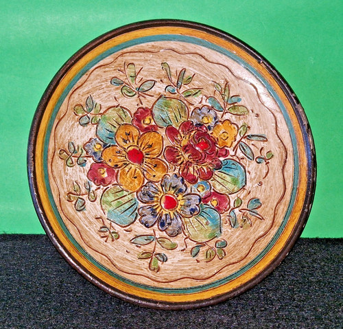 Piatto ceramica falcone - ceramica,