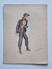 Disegno originale moda anni