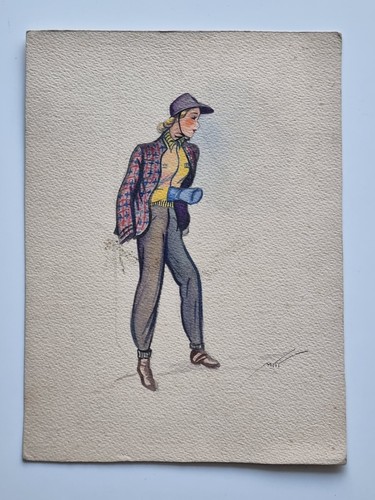 Disegno originale moda anni