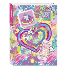 DIARIO SCUOLA SEVEN SJ GIRL UNICORNO CUORI MISURA STANDARD NON DATATO