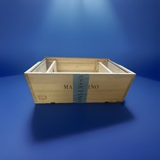 ECCEZIONALE CASSA DI VINO MASSETTINO 2019 VUOTA ORIGINALE COMPLETA DI SEPARATORI