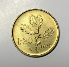 ITALIA REPUBBLICA 20 LIRE 1979