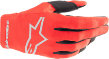 ALPINESTARS GUANTI BIMBO Radar Gloves ROSSO NERO MOTO CROSS ENDURO QUAD TG XX...