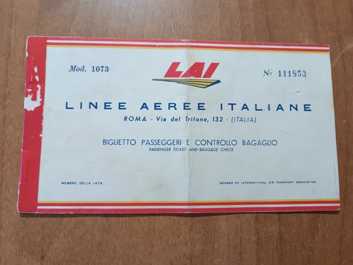 Lai linee aeree - aeree, italiane