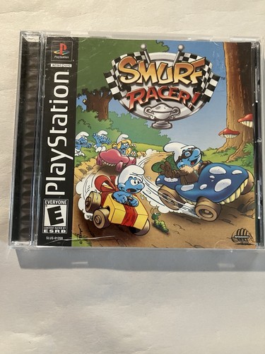 Smurf racer ps1 cib - racer, testato
