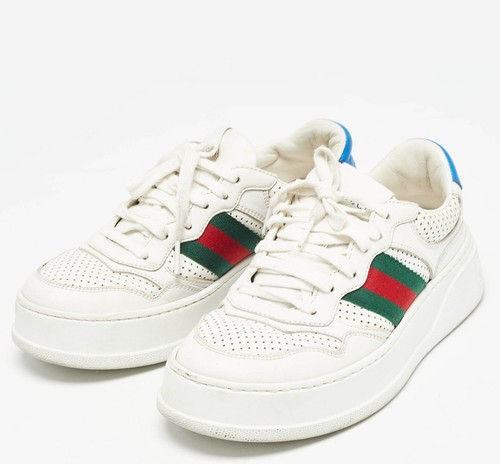 Gucci sneakers with web size - gucci,