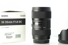Sigma  18-35mm F1.8 DC HSM per Canon EF in Mint Condition With Box