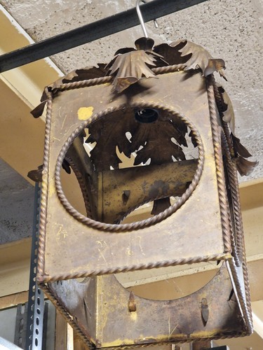 Lampadario ferro lampione - ad, 1