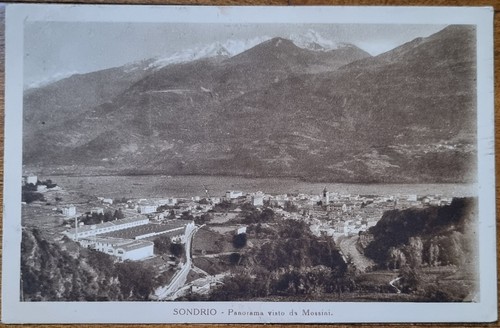 Sondrio panorama visto - sondrio, da