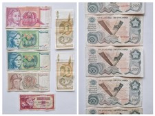 Lotto di 12 banconote
