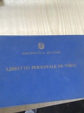 libretto personale di volo aeronautica militare 1958