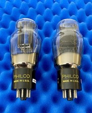 2 Tubo Aspirazione PHILCO 6B4G/Amplitrex Testato/6V 2A3 6A3 Data Abbinata DD DOUBLE D's