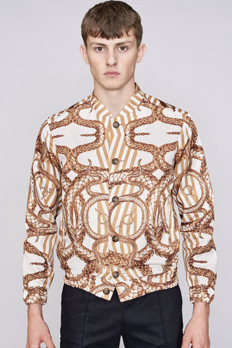 Bomber hermano uomo oro - bomber,