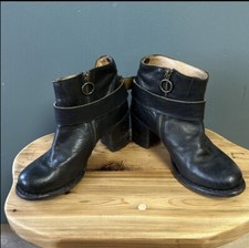 Stivaletti FIORENTINI + BAKER in pelle nera, taglia 6
