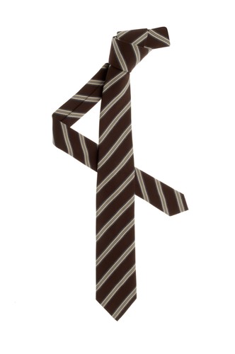 Cravatta hubert milano marrone - cravatta,