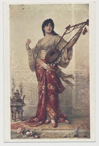 Cartolina bellezza orientale - bellezza,