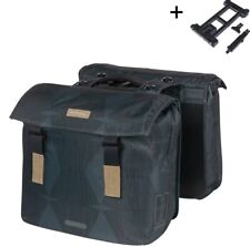 Borsa bici doppia Basil Elegance MIK 40-49 litri  Estate blu