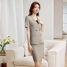 Tailleur Estivo Donna Marrone