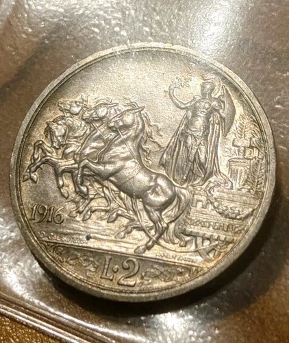 Lire 1916 quadriga briosa - 1916,