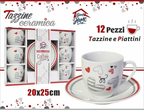 Set tazzine tazze caffè - 6,