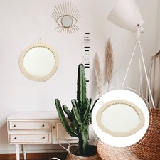  Arazzo a muro specchio decorativo ornamento a parete muro appeso specchio