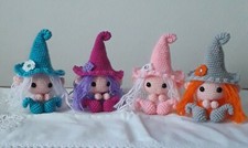 Folletti, bomboniera ,uncinetto, portafortuna, handmade ,segnaposto, amigurumi