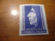 ITALIA 1952 Savonarola 1 val. SINGOLO  nuovo  Prima scelta **  MNH SPL