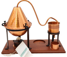 FRANCOLI GRAPPE ESPOSITORE PER BOTTIGLIA ALAMBICCO PUBBLICITARIO DA COLLEZIONE