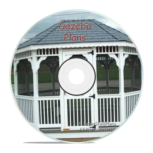 Piani gazebo design cortile - piani,