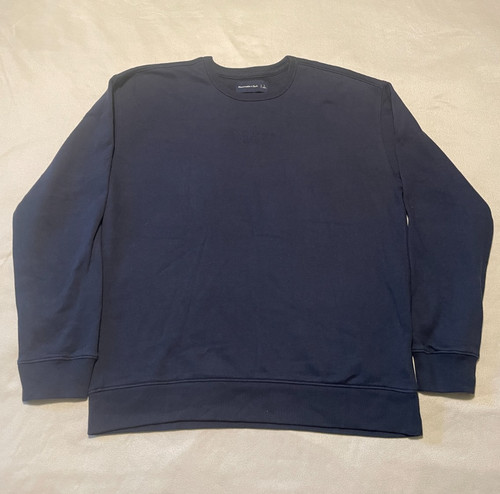 Felpa abercrombie fitch blu - felpa,