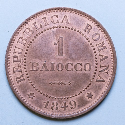 Repubblica romana baiocco - romana,