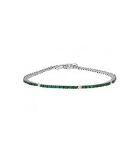 Bracciale Tennis in Oro Bianco