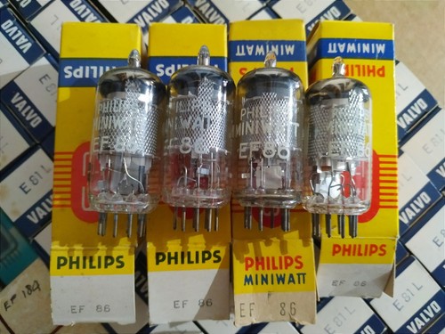 Nos ef86 philips - 4x, miniwatt