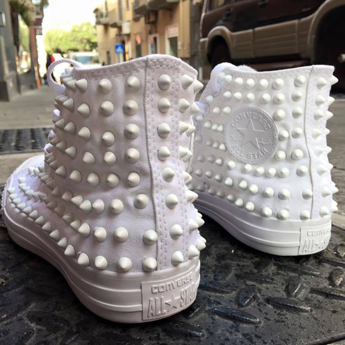 Converse bianche alte - bianche,