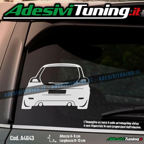 Adesivo profilo posteriore - adesivo,
