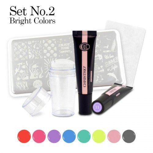 Christrio stamping kit gel - christrio-stamping,